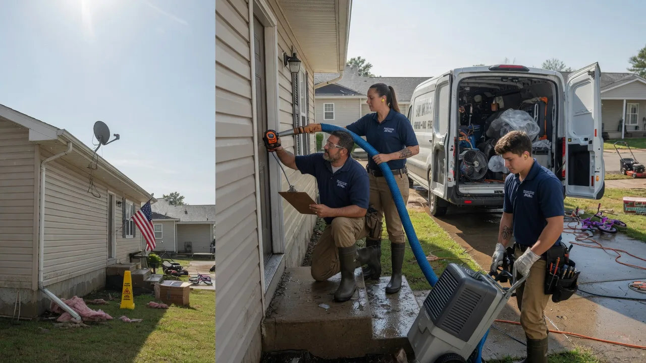 Ceiling Water Damage Restoration in Julian, WV near me